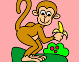 Dibuix Mono pintat per mmc