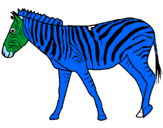 Dibuix Zebra pintat per Espavilat
