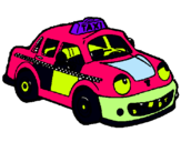 Dibuix Herbie taxista pintat per eric m.s