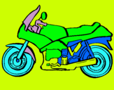 Dibuix Motocicleta pintat per eric 4