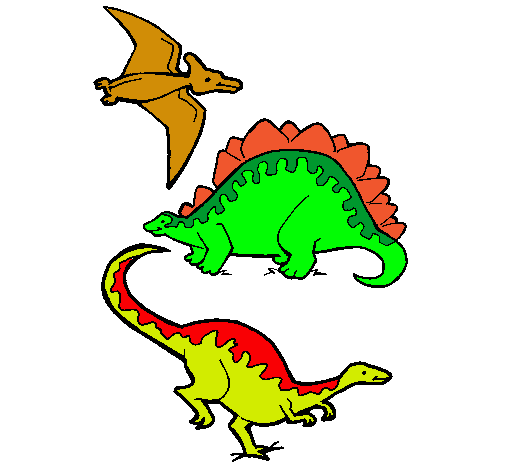 Tres classes de dinosauris 