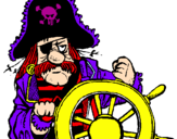 Dibuix Capità pirata pintat per Maria R.