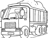 Dibuix Camió de càrrega pintat per eric n