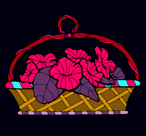 Cistell amb flors 5