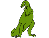 Dibuix Tiranosaurios rex  pintat per ALEX
