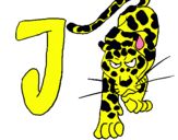 Dibuix Jaguar pintat per carla montejo