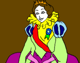 Dibuix Princesa reial pintat per claudia sanchez