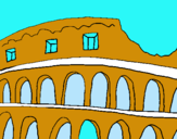 Dibuix Coliseu pintat per alonso