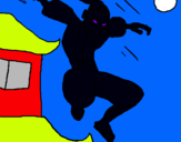 Dibuix Ninja II pintat per MONTAÑAS DEL MAR