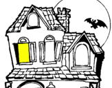 Dibuix Casa del misteri  pintat per isaac