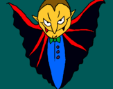Dibuix Vampir terrorífic pintat per Ractolin
