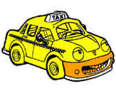 Dibuix Herbie taxista pintat per aya