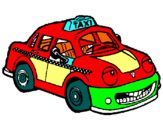 Dibuix Herbie taxista pintat per HUGO