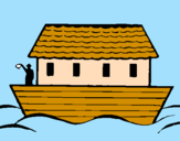 Dibuix Arca de Noe pintat per ainara