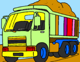 Dibuix Camió de càrrega pintat per GIL
