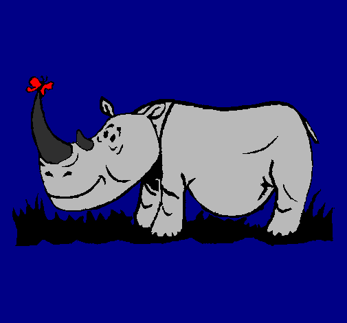 Rinoceront i Papallona
