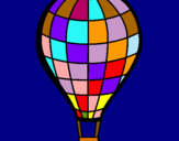 Dibuix Globus aerostàtic pintat per patricia enfedaque