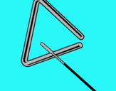 Dibuix Triangle pintat per gemma