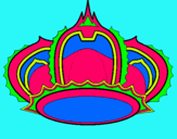 Dibuix Corona reial pintat per marta