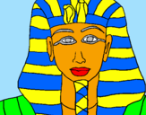 Dibuix Tutankamon pintat per sara