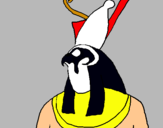 Dibuix Horus pintat per jkuijhgjh1000000000000000
