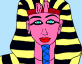 Dibuix Tutankamon pintat per JOAN MARC