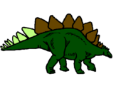 Dibuix Stegosaurus pintat per marina r