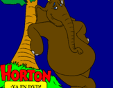Dibuix Horton pintat per CLAUDIA