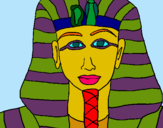 Dibuix Tutankamon pintat per Júlia