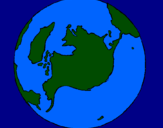 Dibuix Planeta Terra pintat per nay  coco