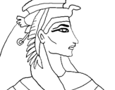 Dibuix Faraó pintat per wadeffara45h