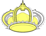 Dibuix Corona reial pintat per juan