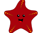 Dibuix Estrella de mar pintat per guillem