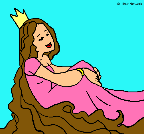 Princesa relaxada