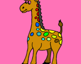Dibuix Girafa pintat per ONA