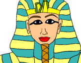 Dibuix Tutankamon pintat per arturet