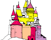 Dibuix Castell medieval pintat per SOFIA   LUCIA