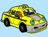 Dibuix Herbie taxista pintat per ona