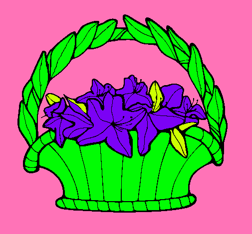 Cistell amb flors 4