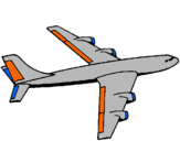 Dibuix Avió pintat per Avio