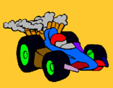 Dibuix Cotxe de Fórmula 1 pintat per FERNANDO
