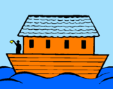 Dibuix Arca de Noe pintat per JOAN
