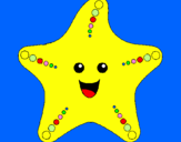 Dibuix Estrella de mar pintat per ARNAU   G