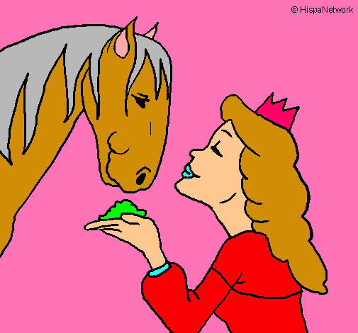 Princesa i cavall