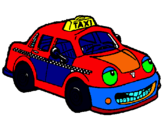Dibuix Herbie taxista pintat per ismael