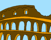 Dibuix Coliseu pintat per RCR