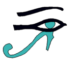 Dibuix Ull Horus pintat per ainaa