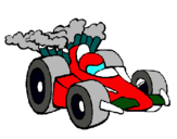 Dibuix Cotxe de Fórmula 1 pintat per marc