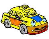 Dibuix Herbie taxista pintat per DANIEL
