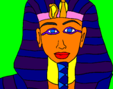 Dibuix Tutankamon pintat per judith